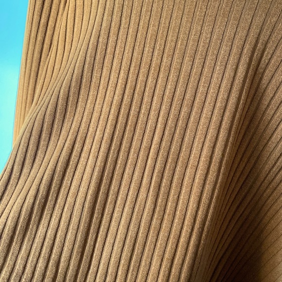 Ribbed Nude/Brown Bodysuit - Picture 3 of 3